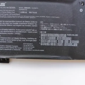 C41N2013 C41N2013-1 Bateria para ASUS Imagen posterior de la batería de marca Asus