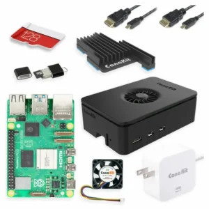 Imagen del contenido del producto Canal Kit Raspberry Pi 5 16GB Starter Kit PRO
