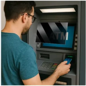 Filtro de Privacidad Premium para Pantallas Industriales y Cajeros Automáticos (ATMs)