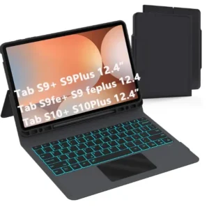 Funda con Teclado para Samsung Galaxy Tab S10+ / S9+ / S9 FE+ (12.4")