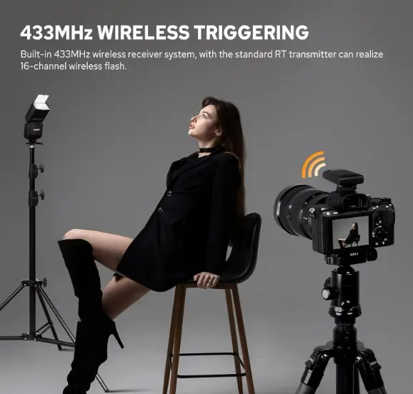 Flash Speedlite Godox TT520III con Disparador Inalámbrico RT - Imagen 4