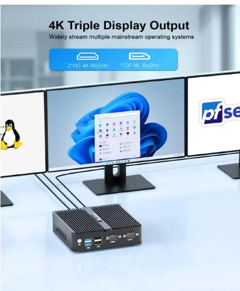 HYSTOU Industrial Mini PC N100 | 8GB RAM DDR4 | Windows 11 Pro - Imagen 9