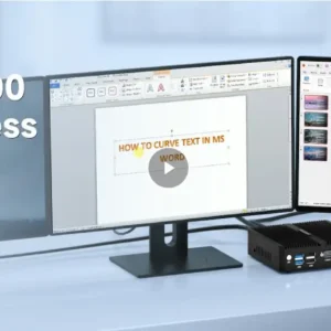 HYSTOU Industrial Mini PC N100 | 8GB RAM DDR4 | Windows 11 Pro