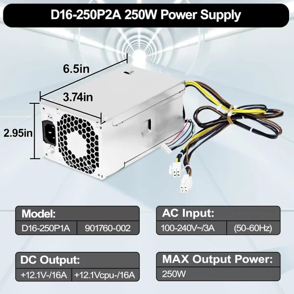 Power Supply HP ProDesk 280 282 600 800 480 400 L08417-002 - Imagen 4