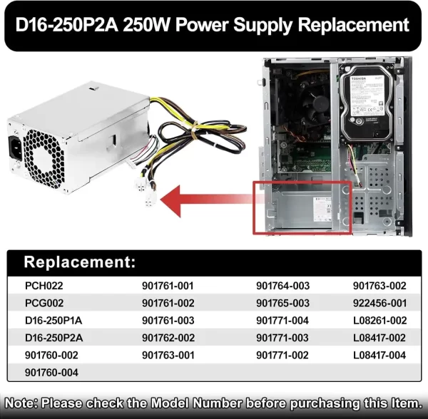 Fuente de poder L08417-002, L08261-002, L08417-002