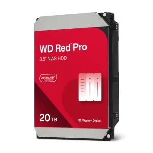 Western Digital Disco duro interno WD Red Pro NAS de 20 TB