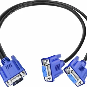 Y-splitter adapter cable From 1 PC to 2 VGA SVGA Imagen del producto