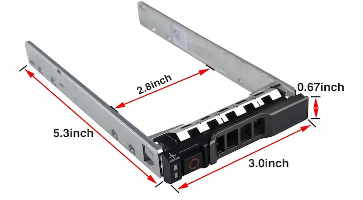 Bandeja de disco duro de 2.5 pulgadas SSD HDD Caddy