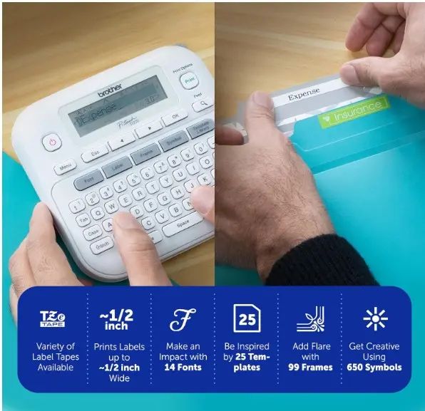 Brother P-Touch PT-D220 Label Maker - Imagen 4