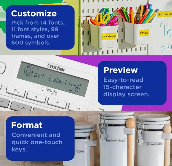 Brother P-Touch PT-D220 Label Maker - Imagen 2
