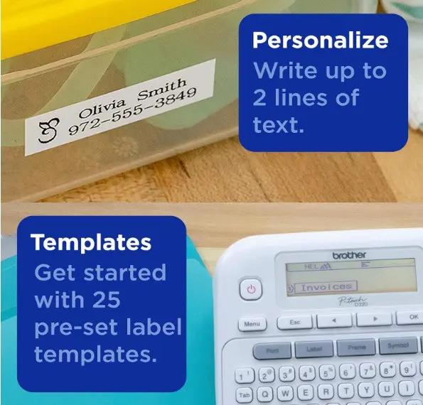 Brother P-Touch PT-D220 Label Maker - Imagen 3
