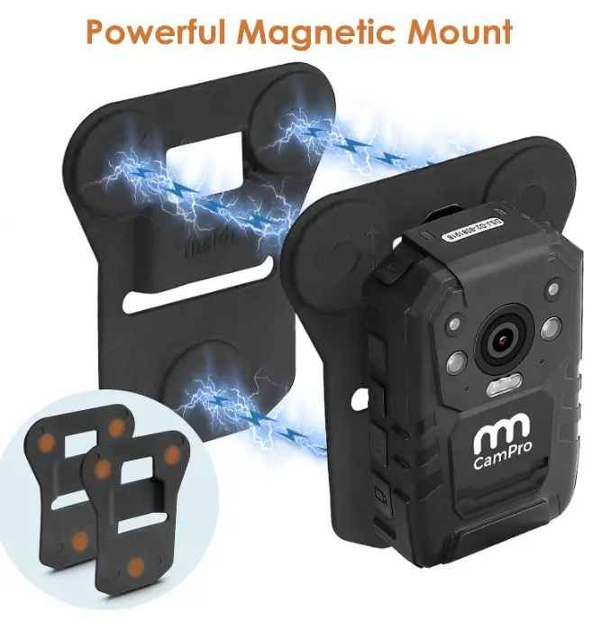 CammPro Body Camera Magnetic Mount - Imagen 3