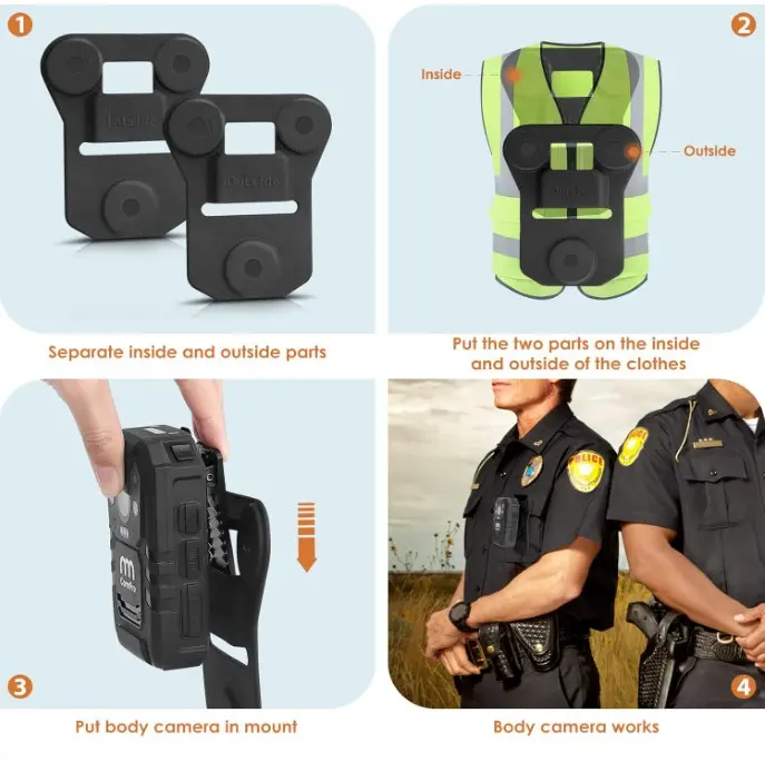 CammPro Body Camera Magnetic Mount - Imagen 4