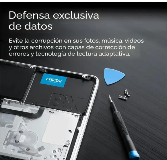 Disco Estado Sólido SSD Crucial BX500 2.5" SATA III Workstation - Imagen 6