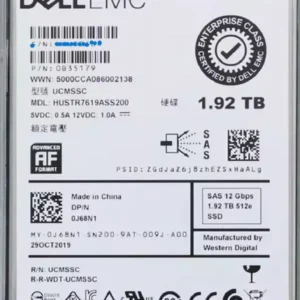 Dell 1.92TB 3.5 SAS 12G PowerEdge
