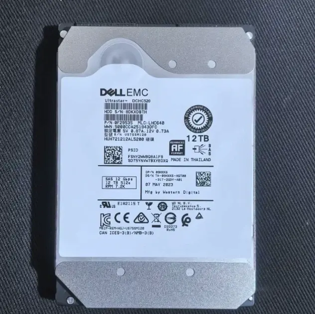 Disco Duro Dell 12TB SAS 12Gbps 7.2K 3.5"
