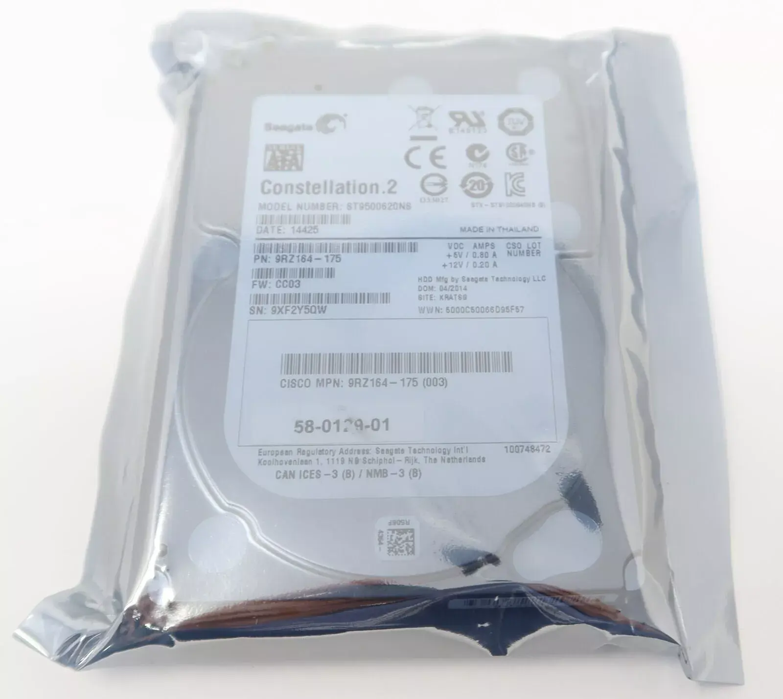 Disco HDD ST9500620NS