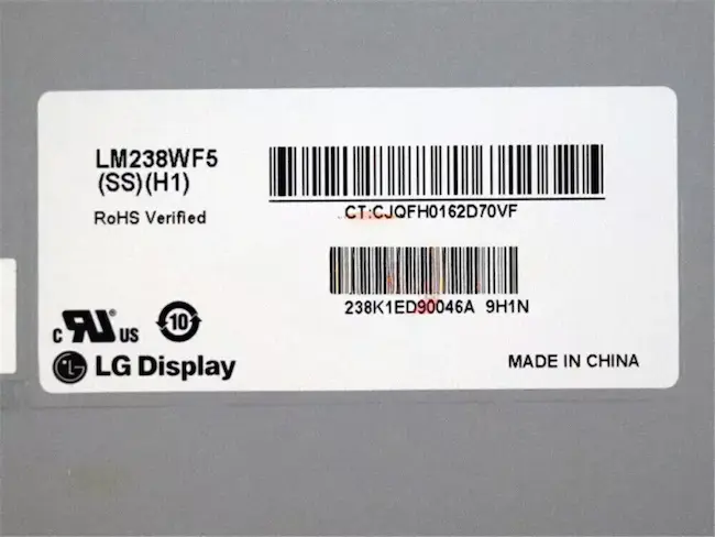 Display 23.8 L17303-274 label