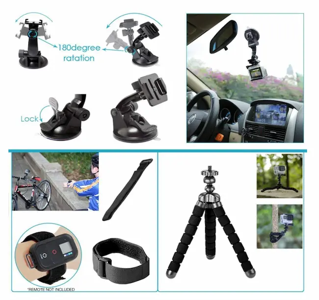 DJI Osmo Action 5 Pro Combo estándar accesorios 3