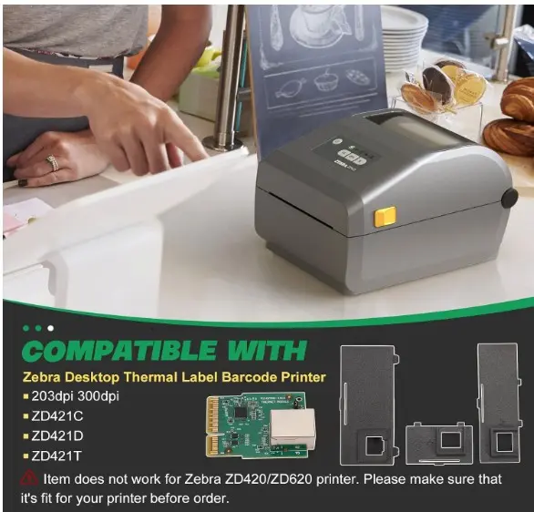 Módulo Ethernet P1112640-015 para impresoras Zebra - Imagen 4