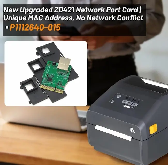 Módulo Ethernet P1112640-015 para impresoras Zebra - Imagen 2