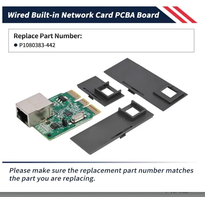 Módulo Ethernet P1080383-442 para impresoras Zebra - Imagen 3