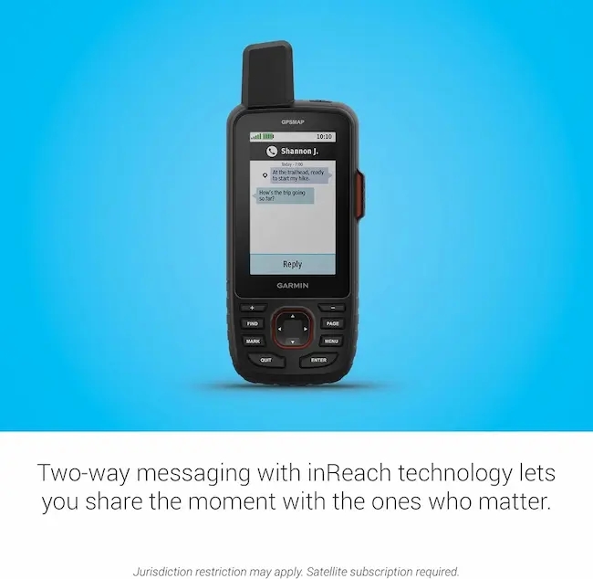 Garmin GPSMAP 67i Rugged GPS Handheld front 3