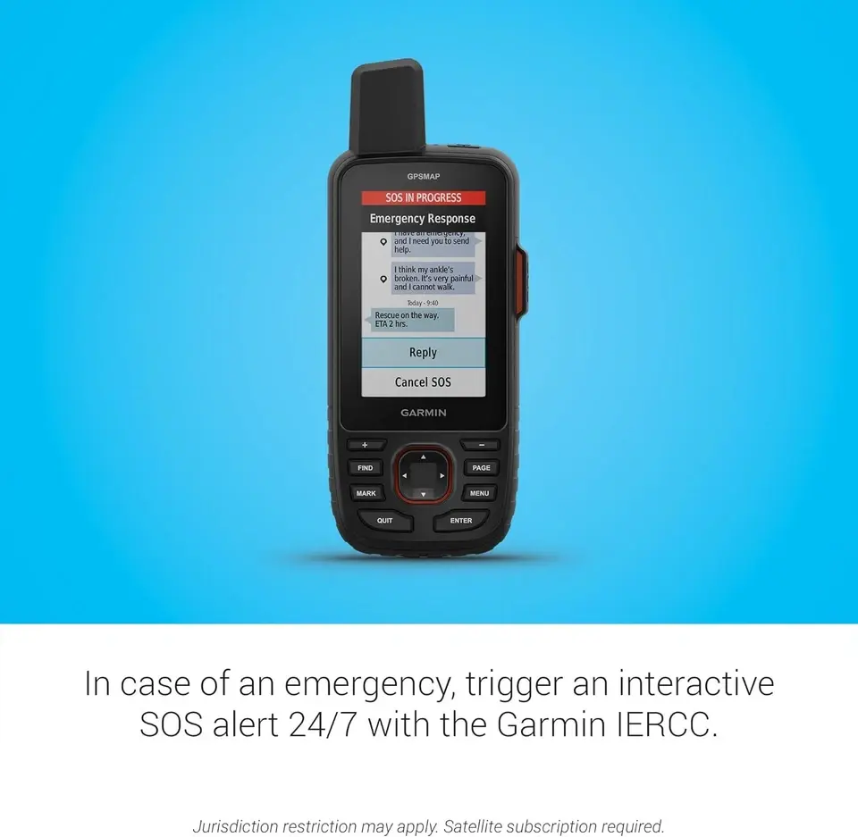 Garmin GPSMAP 67i Rugged GPS Handheld front 4