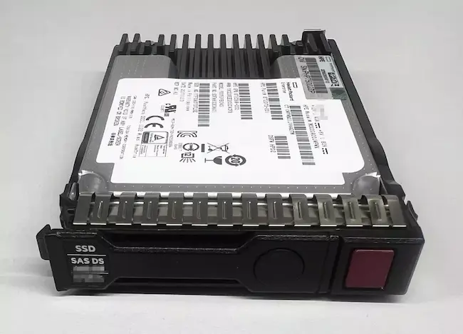 J9F38A HPE MSA 800GB 12G SSD 787337-001 front