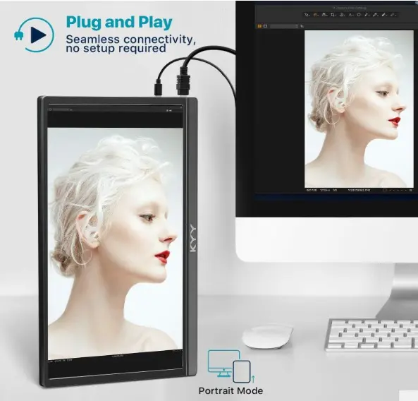 KYY Monitor portátil de 15.6 pulgadas - Imagen 10