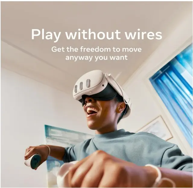 Juegue sin cables con el Meta Quest 3 512 GB y Auriculares VR