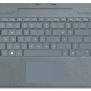Vista superior de Microsoft Surface Pro Signature Keyboard platino
