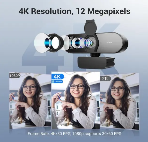 N newline Cámara web 4K flyer 5