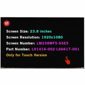 Pantalla All in One HP 23.8 IPS FHD (L91416-002) Touch Screen