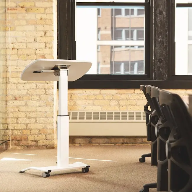 Podium Móvil y Atril para Laptop con Altura Ajustable - Imagen 4