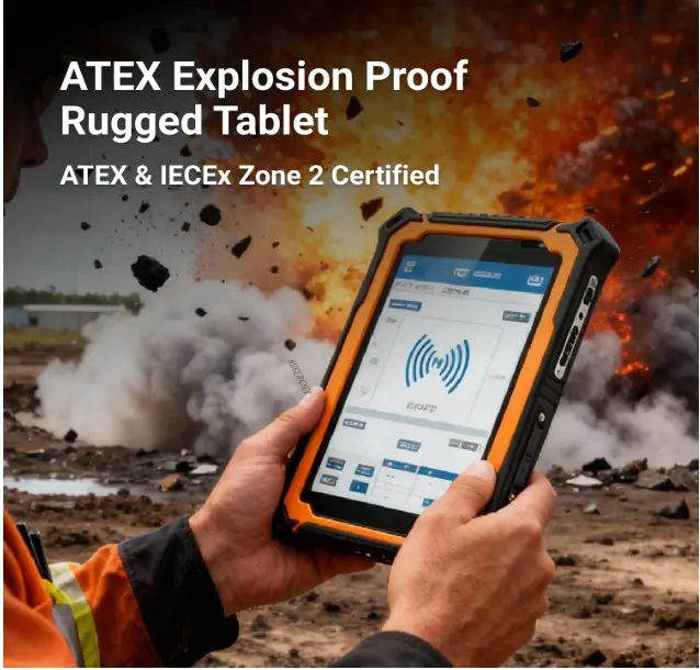 Tablet Industrial Antiexplosiva HUGEROCK T71EX ATEX - Imagen 2