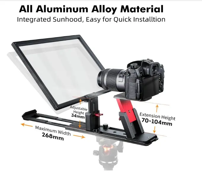 Teleprompter de Metal Desview T12S 12.9 Pulgadas - Imagen 2