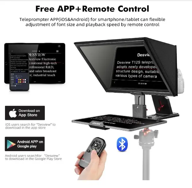 Teleprompter de Metal Desview T12S 12.9 Pulgadas - Imagen 6