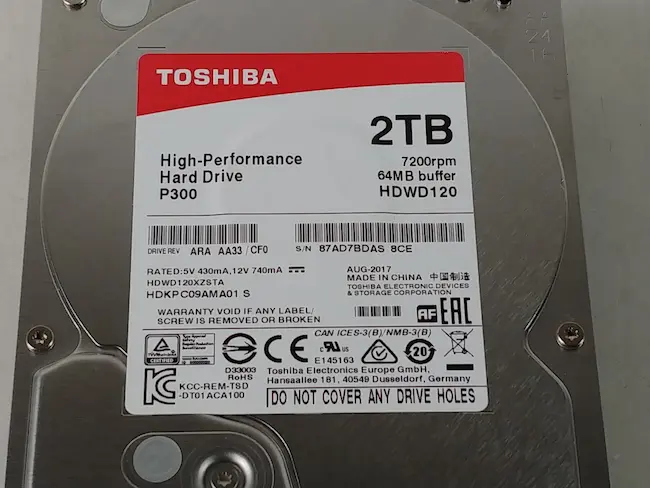 Toshiba P300 HDWD120